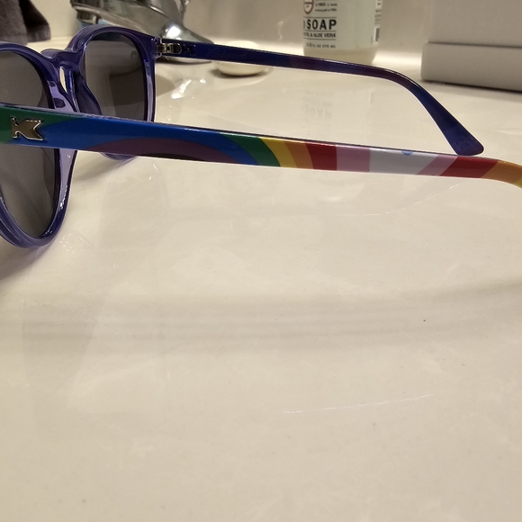 Knockaround Premium Polarized Loud and Proud Pride Rainbow Sunglasses - Picture 5 of 7